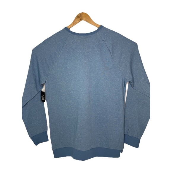 Volcom Love Sleeve Shirt Henley Flecked Blue Pullover Mens Size Large L - NWT - Picture 10 of 14
